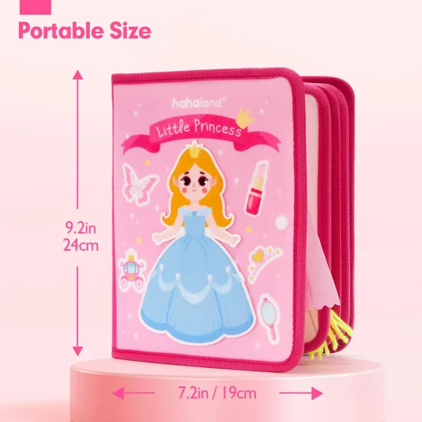 Kid Montessori Felt Busy Book Toddlers Quite Book Activity Story Busy Board Princess Farm Early Learning Educational Travel Toy - Image 6